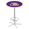 Holland Bar Stool Co 42" Chrome Louisiana State Pub Table L216C4228LaStUn - alternate 1